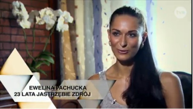 Ewelina Pachucka w programie Top Model/ TVN