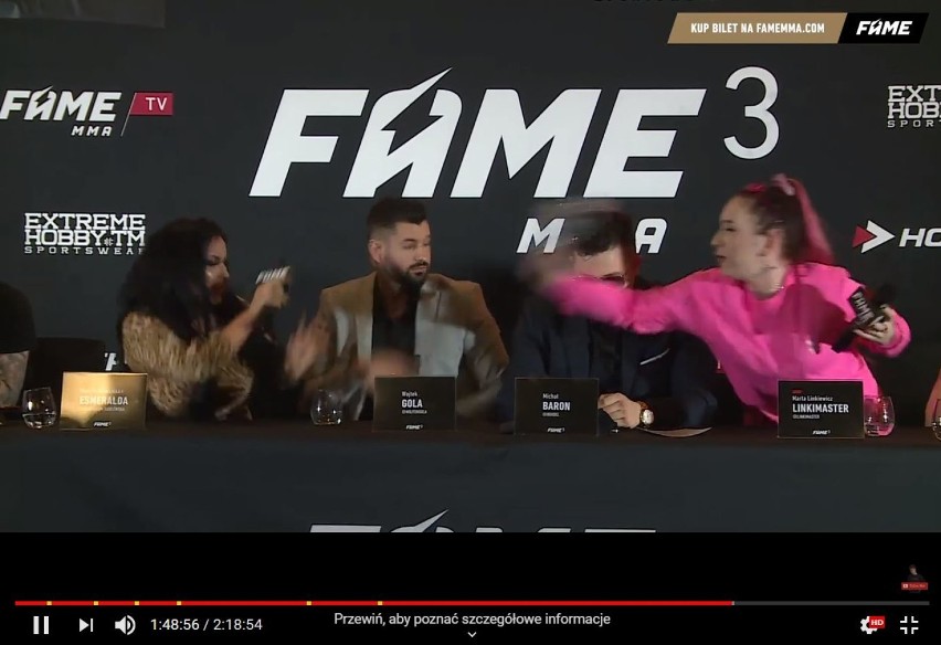 FAME MMA 3: Konferencja przed walką Linkiewicz - Godlewska....