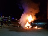 Ochotnicza Straż Pożarna z Debrzna gasiła w sobotę 4 kwietnia las, a później samochód
