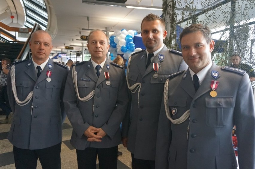 Policjanci z Rybnika podczas Święta Policji