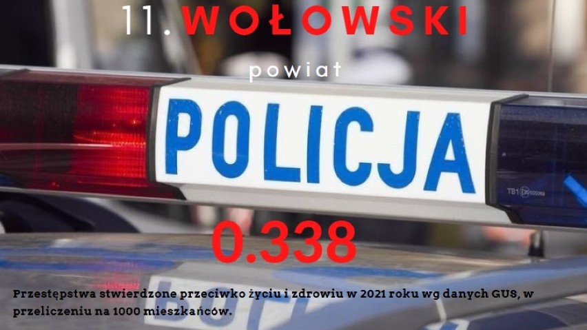 TOP 15 najbezpieczniejszych miejsc na Dolnym Śląsku! Dane wg GUS [LISTA]