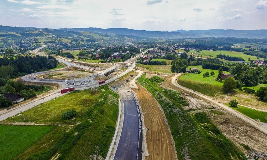 Pierwszy wiadukt na budowanej zakopiance już gotowy