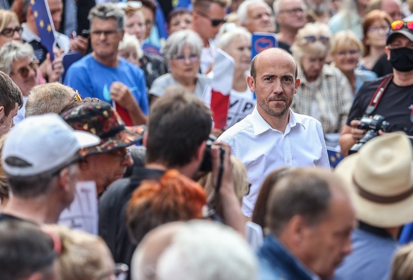 Wiec Donalda Tuska w Gdańsku, 19.07.2021 r.