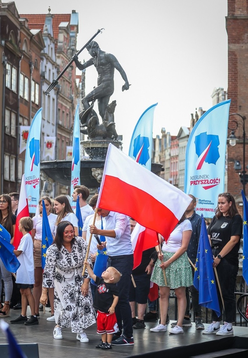 Wiec Donalda Tuska w Gdańsku, 19.07.2021 r.