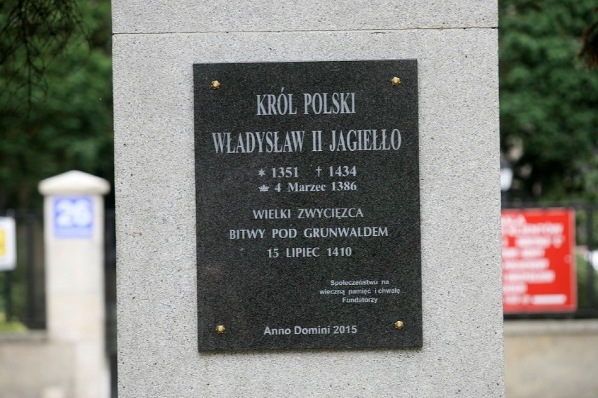 Pomnik Władysława Jagiełły w Legnicy (ZDJĘCIA)