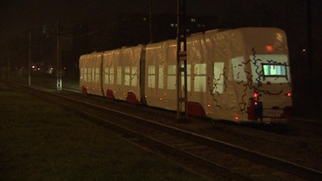 Zamaskowany tramwaj, który od kilku dni kursuje po Katowicach ...