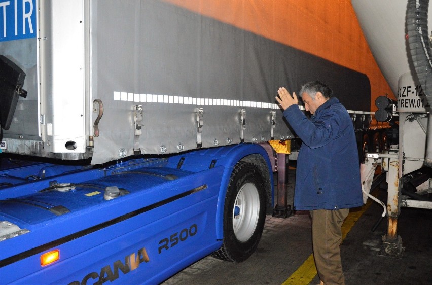 Fardin w sobotę odebrał swoją nową ciężarówkę z Opola.