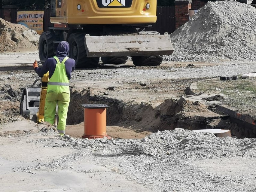 Pleszew. Prace idą szybciej niż zaplanowano. Budowa ronda coraz bliżej