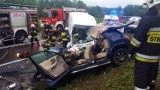 Tragedia na DK 28. Mężczyzna nie żyje, dwaj są cieżko ranni