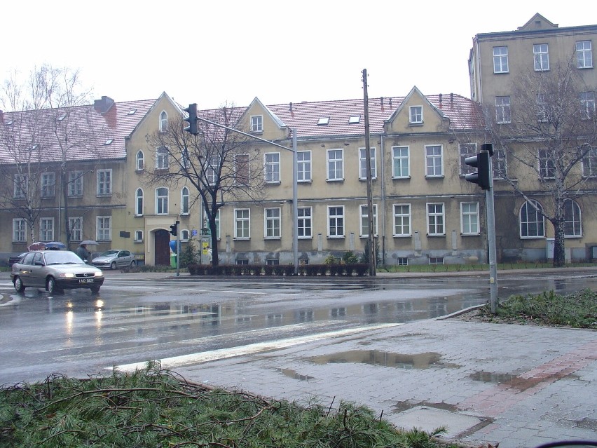 ,,Stary szpital'' w Lesznie przy Niepodległości