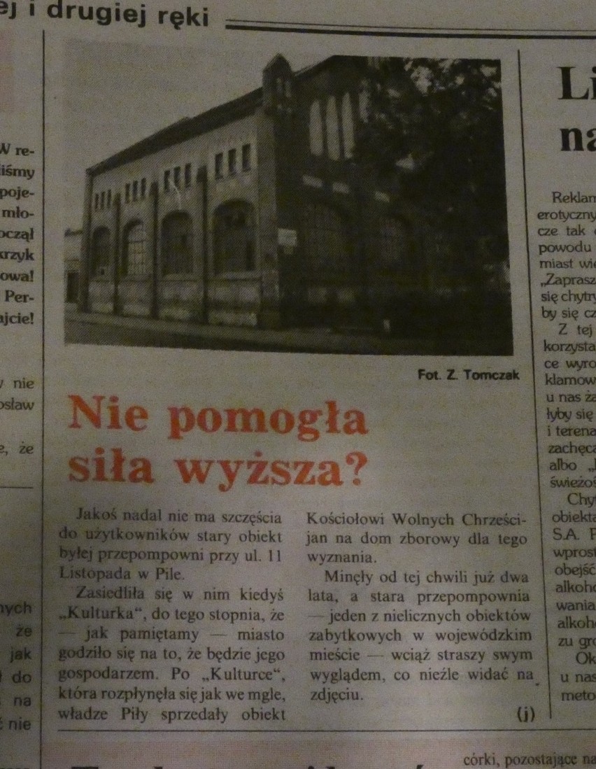 Żebractwo, śmietnik, UFO i awans! Tygodnik Pilski, 1994 rok