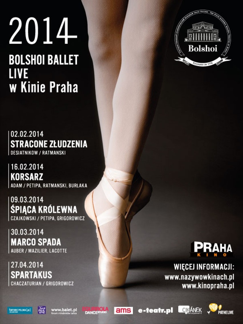 Bolshoi Ballet Live w Kinie Praha: "Marco Spada"