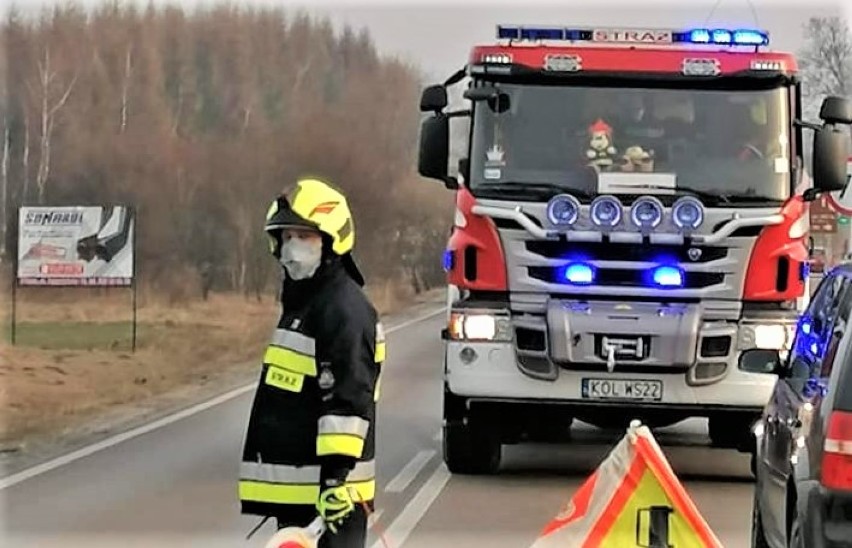 Wypadek w Chełmie, w gminie Wolbrom, na drodze wojewódzkiej 794