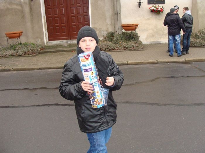 Mieszkańcy gminy Chocz zbierali pieniądze z Owsiakiem