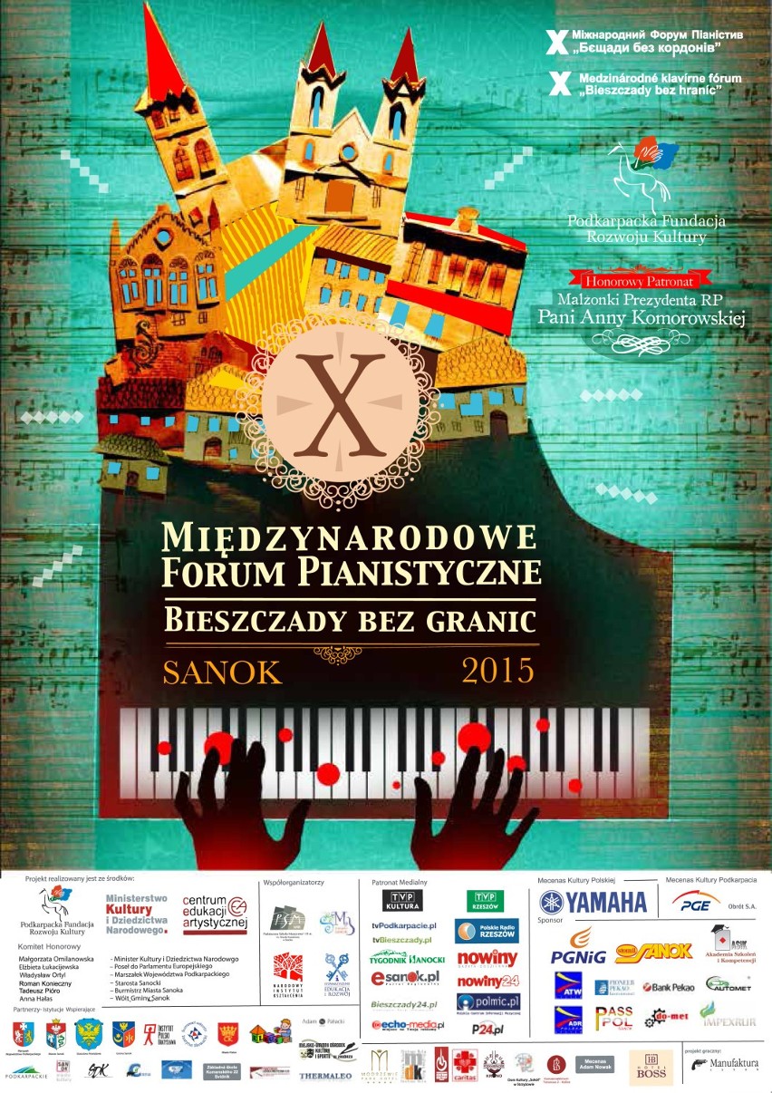 X edycja Międzynarodowego Forum Pianistycznego „Bieszczady bez granic”. Zobacz program