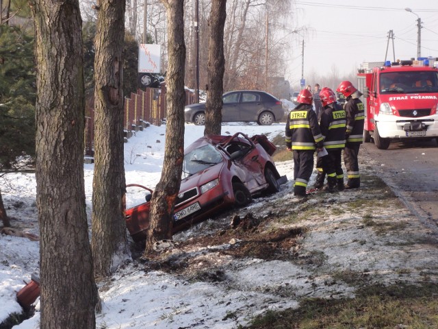 Wypadek w Mszanie (ul.Turska)/Wodzisław(ul.Mszańska)