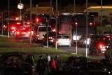 Gdańsk, Sopot: Do PGE i Ergo Areny ciągle w korkach. Utrudnione dojazdy na stadiony (zdjęcia)