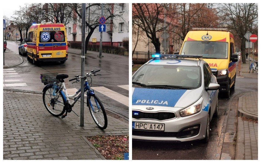 Wypadek w centrum Włocławka. 19-latce, która potrąciła rowerzystkę, zatrzymano prawo jazdy [zdjęcia]