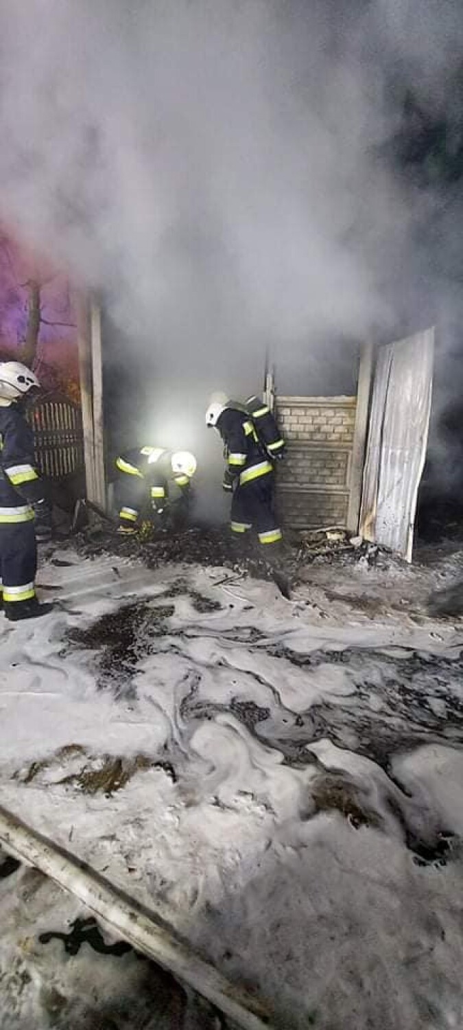 W nocy z 12 na 13 listopada 2021 doszło do pożaru garażu w miejscowości Koźminiec w gminie Dobrzyca