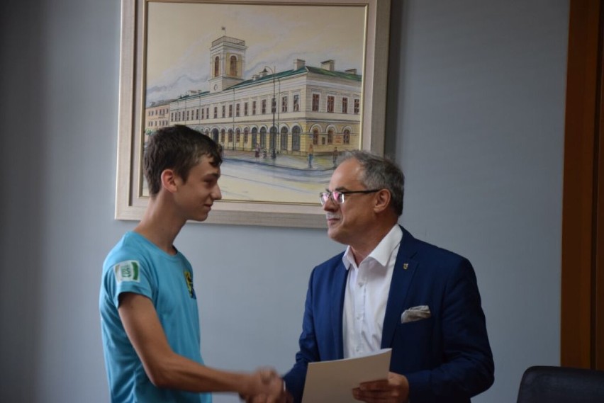 Suwalscy sportowcy spotkali się z prezydentem miasta