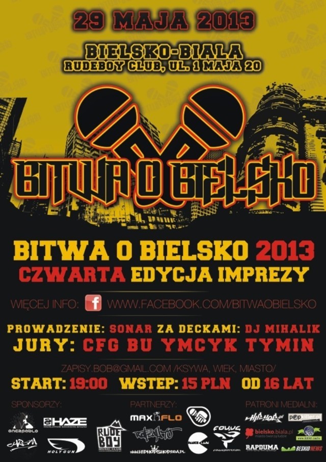 Bitwa o Bielsko. Plakat