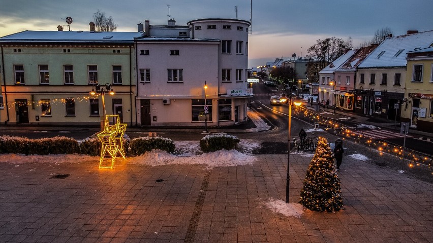 Rynek w Wągrowcu jest już ubrany na święta