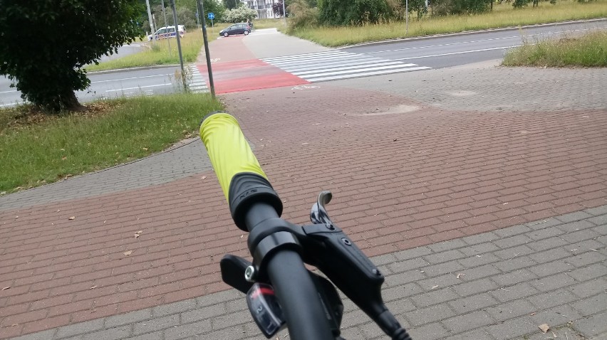 Niektóre przejazdy rowerowe w Gorzowie, choć dają...
