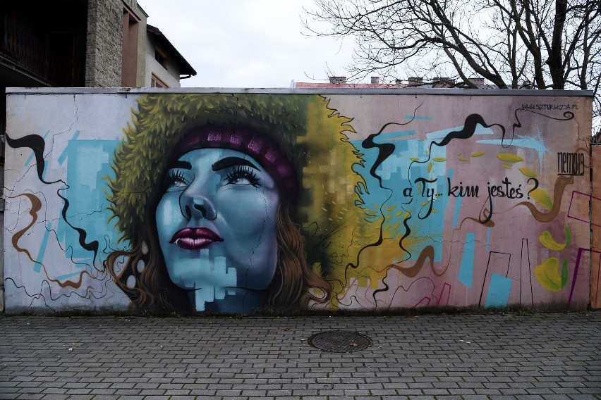 Najnowszy mural Sylwestra Łaskawskiego powstał przy ul. K....