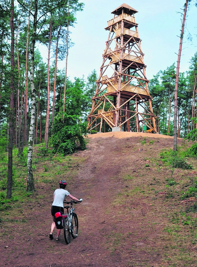 Na szczycie Złotej Góry mogłaby stanąć drewniana wieża podobna do tej z gminy Przemęt