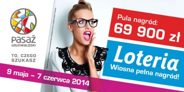 Pasaż Grunwaldzki

To wrocławskie centrum handlowe organizuje akcję na rzecz osób chorych na nowotwór krwi. 17 maja, w godz. 11-18, przy scenie na poziomie "0" osoby, które ukończyły 18 lat, będą mogły zarejestrować się w bazie potencjalnych dawców komórek macierzystych Fundacji DKMS Polska.

Do 7 czerwca w Pasażu trwać będzie wielka loteria "Wiosna pełna nagród". Na klientów czekają bony na zakupy na kwotę 10, 20, 50, 100, 200 i 500 zł, o łącznej wartości niemal 70 tys. złotych!