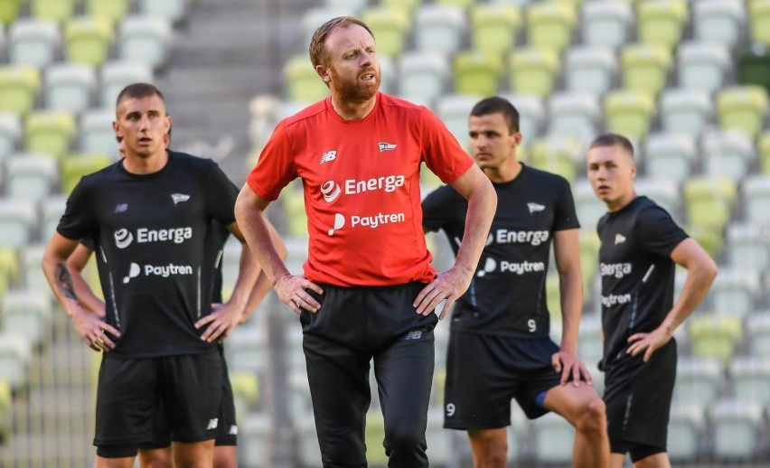 Lechia Gdańsk trenowała na Stadionie Energa. Biało-zieloni przygotowują się do nowego sezonu [galeria]