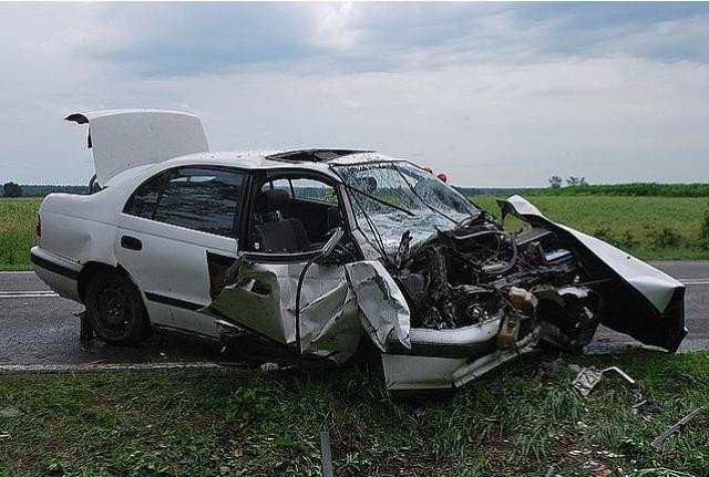 Podczas wypadku na trasie Lubaczów-Oleszyce siła uderzenia...
