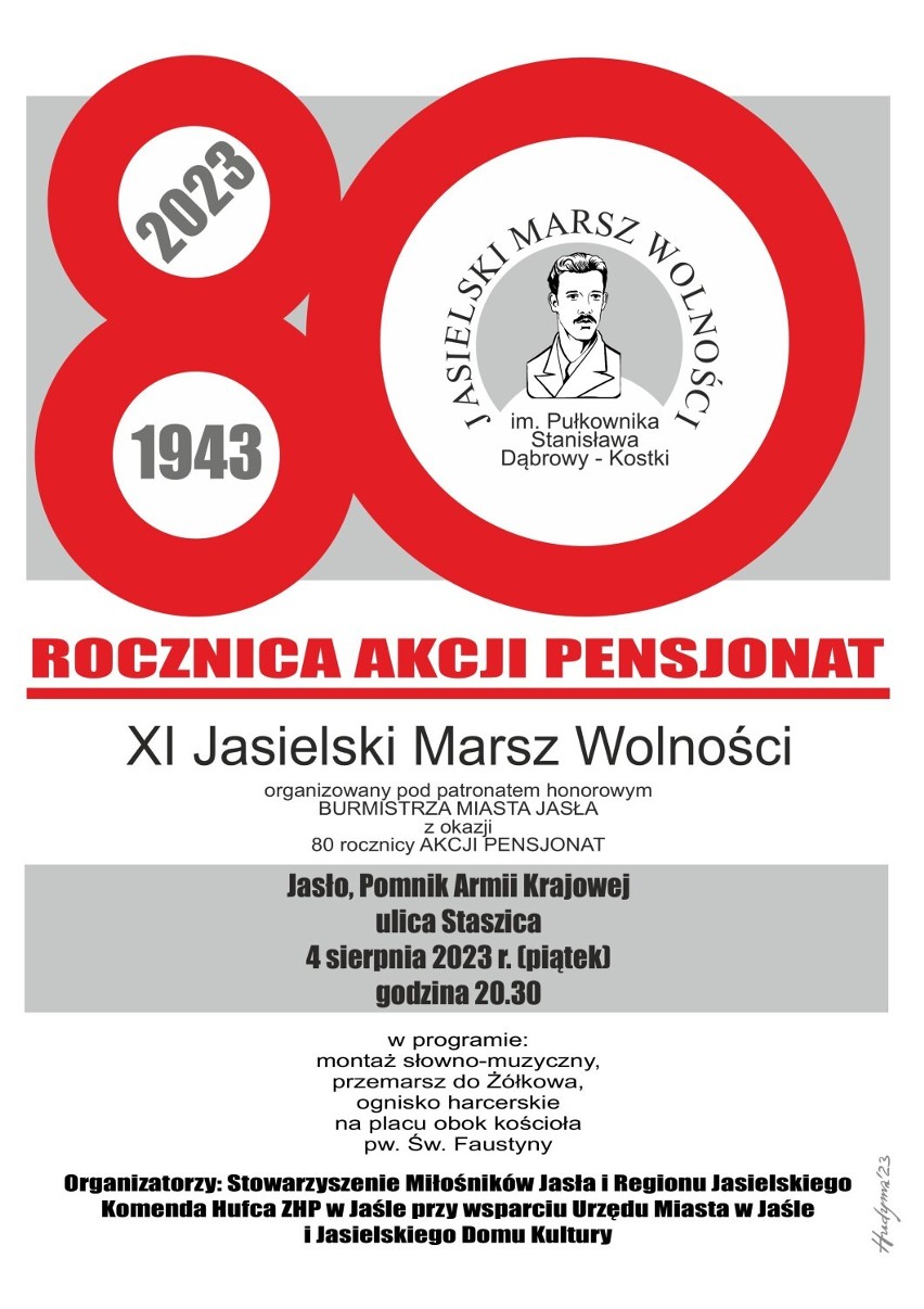 Uroczyste obchody 80. rocznicy Akcji Pensjonat w Jaśle