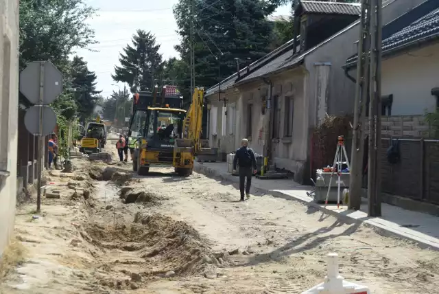 Tak wygląda teraz stan prac na ulicy Błotniej w Radomiu.