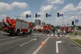 Ćwiczenia strażackie. Polscy i czescy strażacy razem na poligonie w Ostrawie