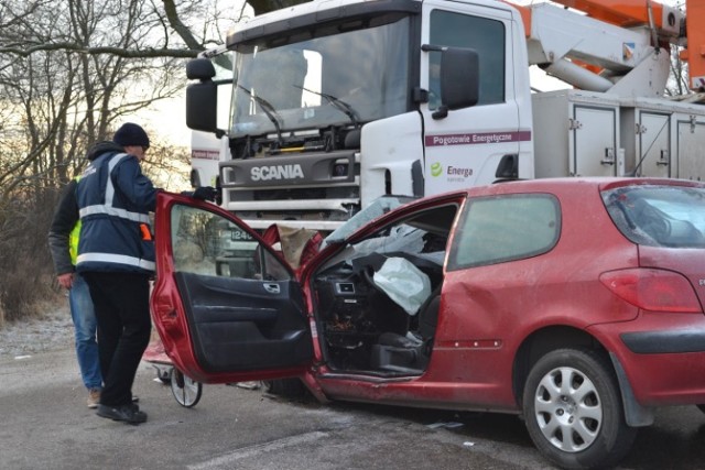 Wypadek w miejscowości Cyganek, na drodze nr 502