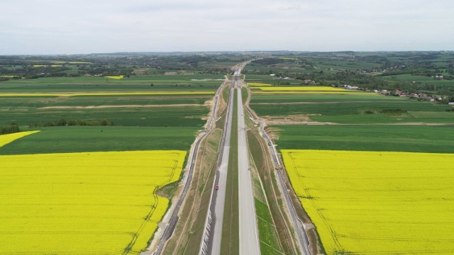 Tak wyglądała budowa trasy S7 pod koniec maja