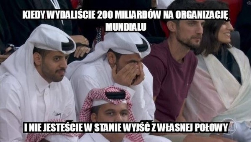 Memy po rozpoczęciu mundialu Katar 2022....
