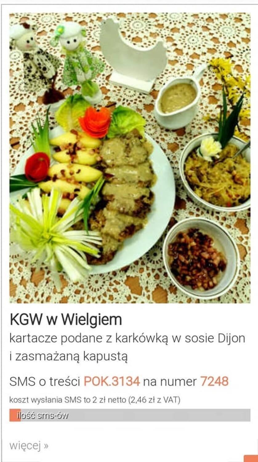 KGW Wielgie w plebiscycie "Polska Od Kuchni". Panie liczą na Wasze głosy