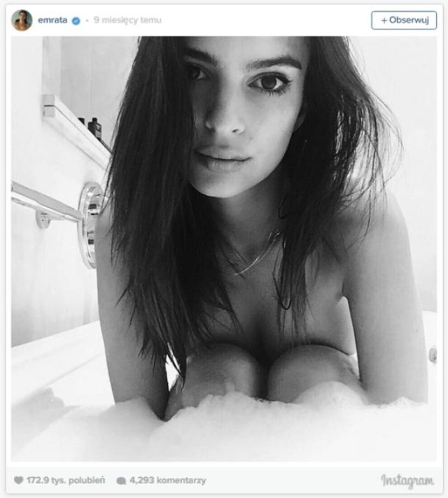 Emily Ratajkowski, amerykańskiej modelki z polskimi korzeniami