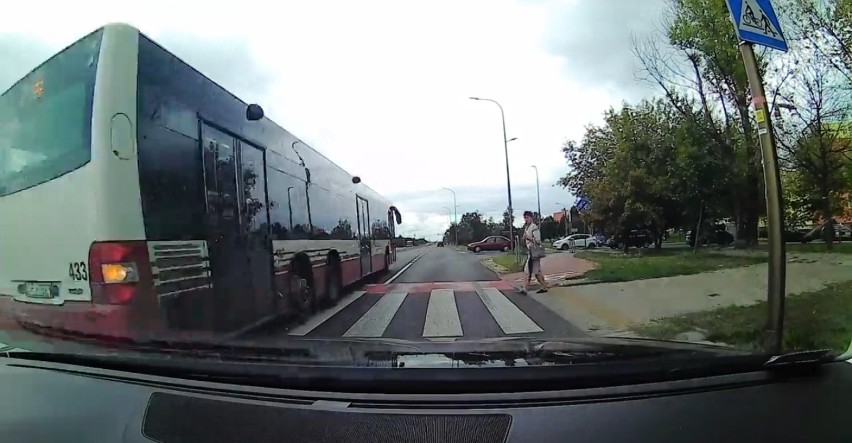 Kierowca MZK w Opolu mógł zabić pieszą na przejściu. Zobacz wideo  