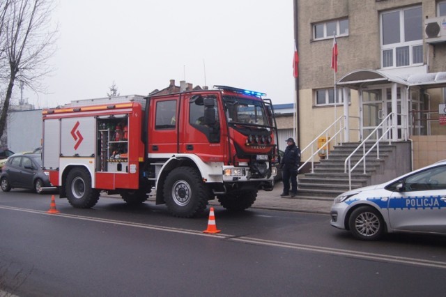 Alarm bombowy w Urzędzie Skarbowym w Radomsku (21 stycznia 2019)