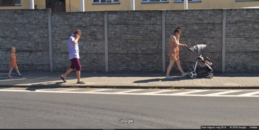Google Street View. Mieszkańcy Lwówka przyłapani przez kamery