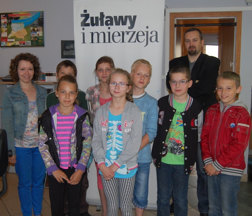 Dzieci z IV klasy Szkoły Podstawowej w Wiercinach odwiedziły redakcję Dziennika Bałtyckiego