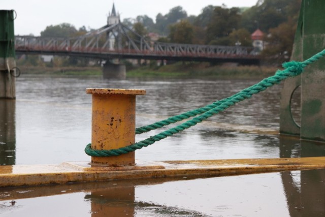 Woda w Odrze w Krośnie Odrzańskim mocno się podniosła w ostatnich dniach.