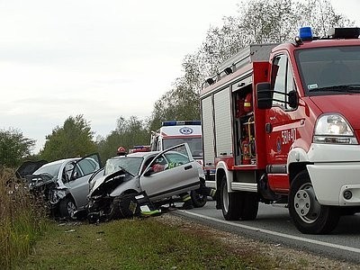 Wypadek na Śląskiej w Rybniku