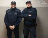 Policjanci z Koniecpola uratowali z pożaru bezdomnego   