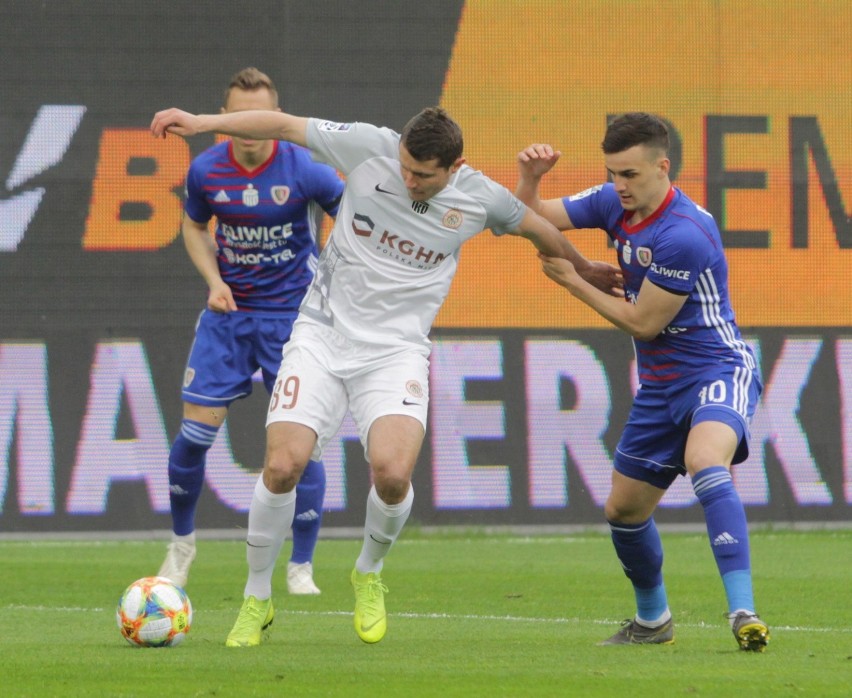 Piast Gliwice - KGHM Zagłębie Lubin 1:0. Europejskie puchary uciekają Miedziowym