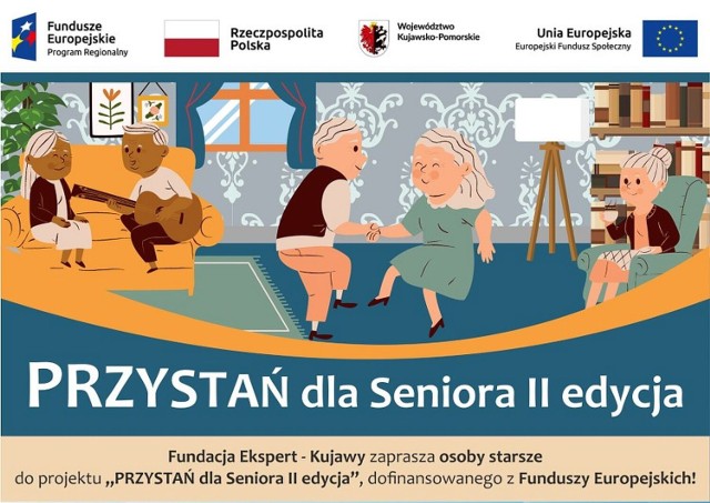 Na uczestników projektu "Przystań dla seniora" w Inowrocławiu czekają m. in.  zajęcia z profilaktyki zdrowotnej, epidemiologicznej oraz profilaktyki upadków