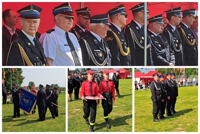 Uroczysta zbiórka i nowy sztandar na 100-lecie Ochotniczej Straży Pożarnej w Luboszu (28.05.2023).